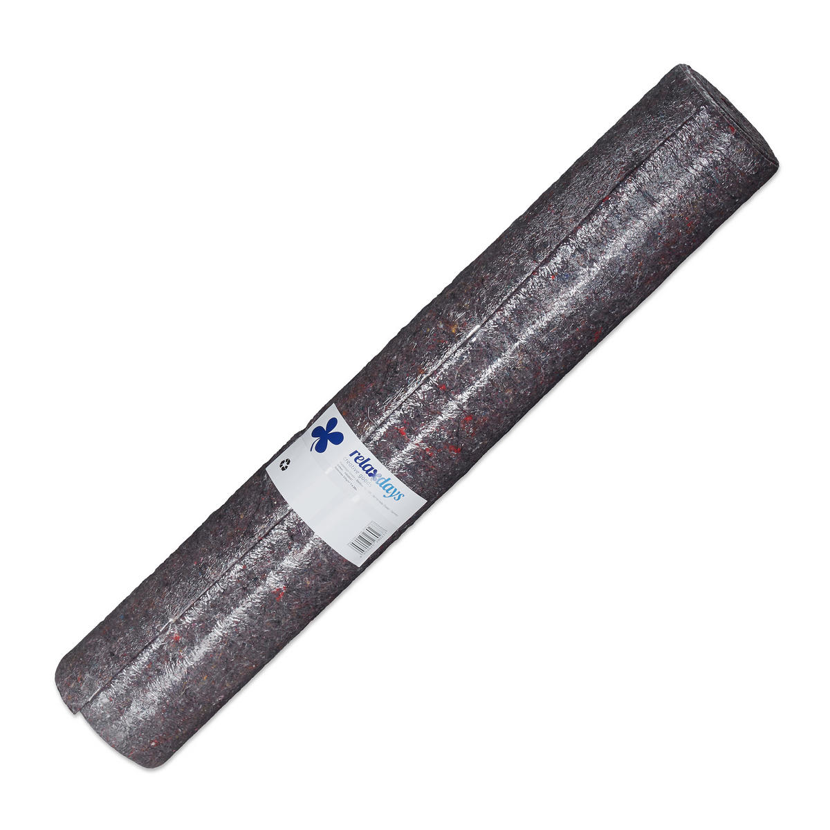 MALERVLIES 1x25m - Grau, Kunststoff/Textil - Relaxdays
