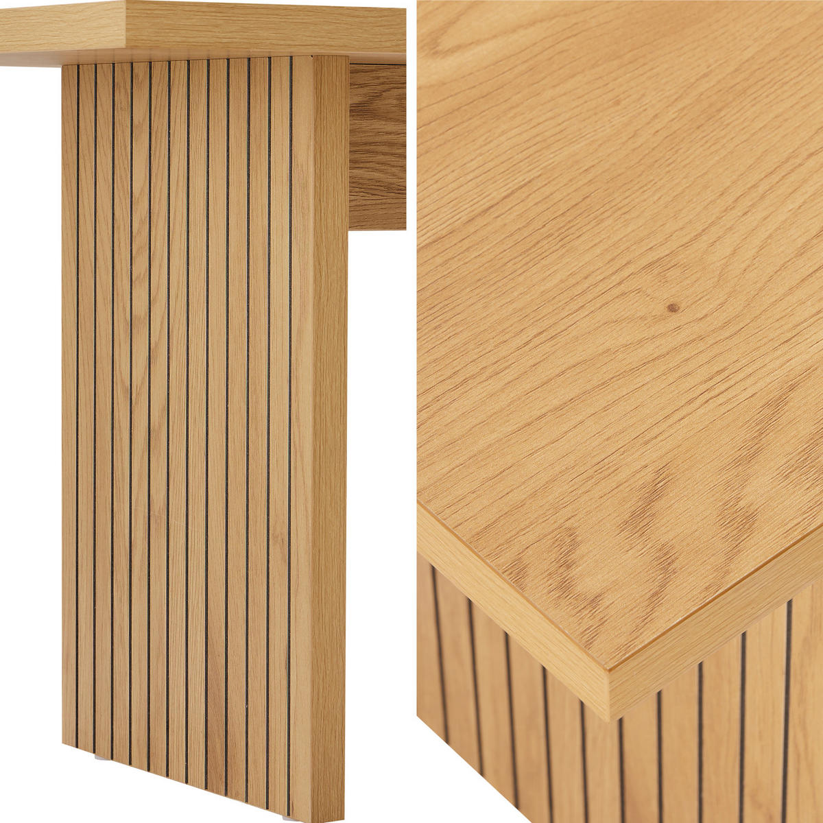 TISCH Alma 180/90/75 cm - Braun, Holzwerkstoff (180/90/75cm) - Happy Garden