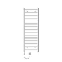 BADHEIZKÖRPER elektrisch Sahara 500x1500 mm Weiß gerade mit Heizstab 900W - Weiß, Metall (3/150/50cm) - LuxeBath