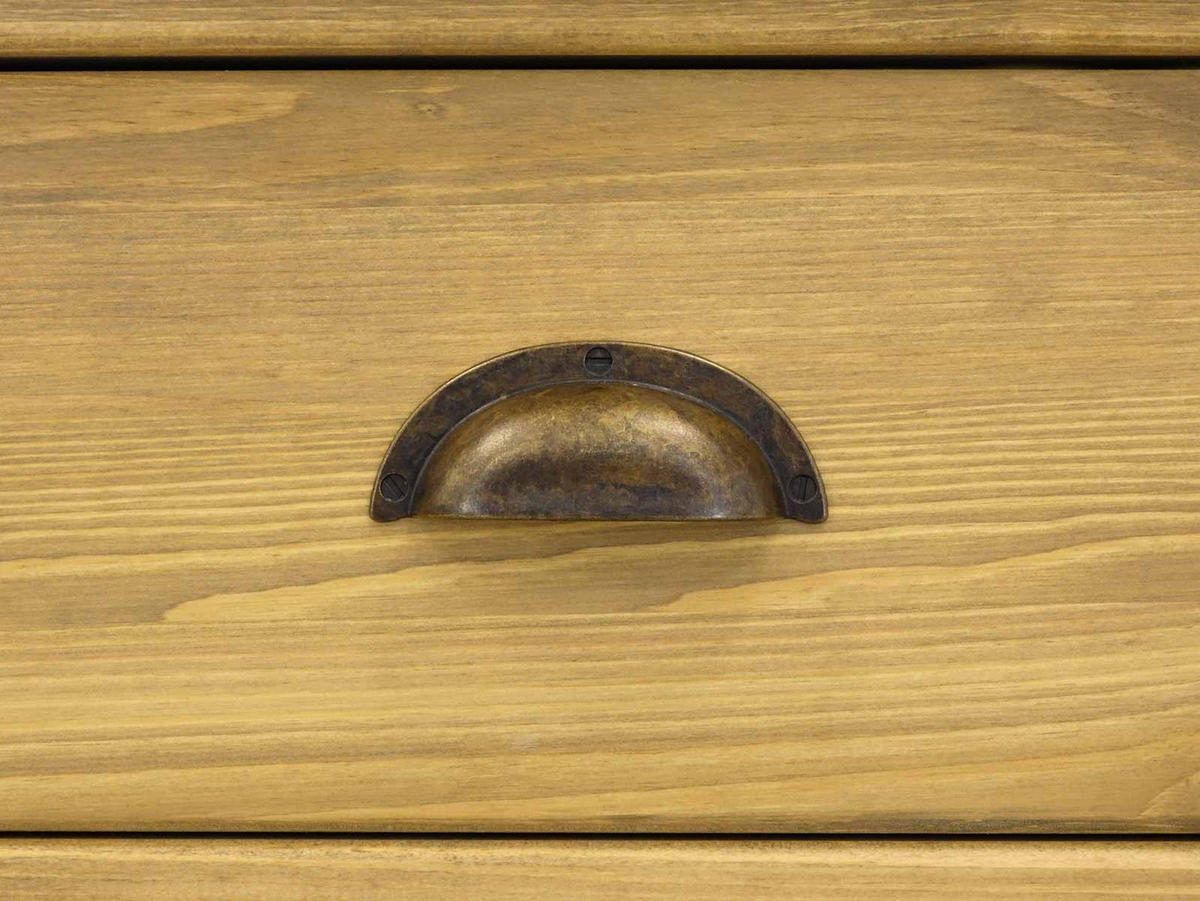 NACHTTISCH aus Massivholz Dakota - Hellbraun, Holz (50/69/40cm) - Seart