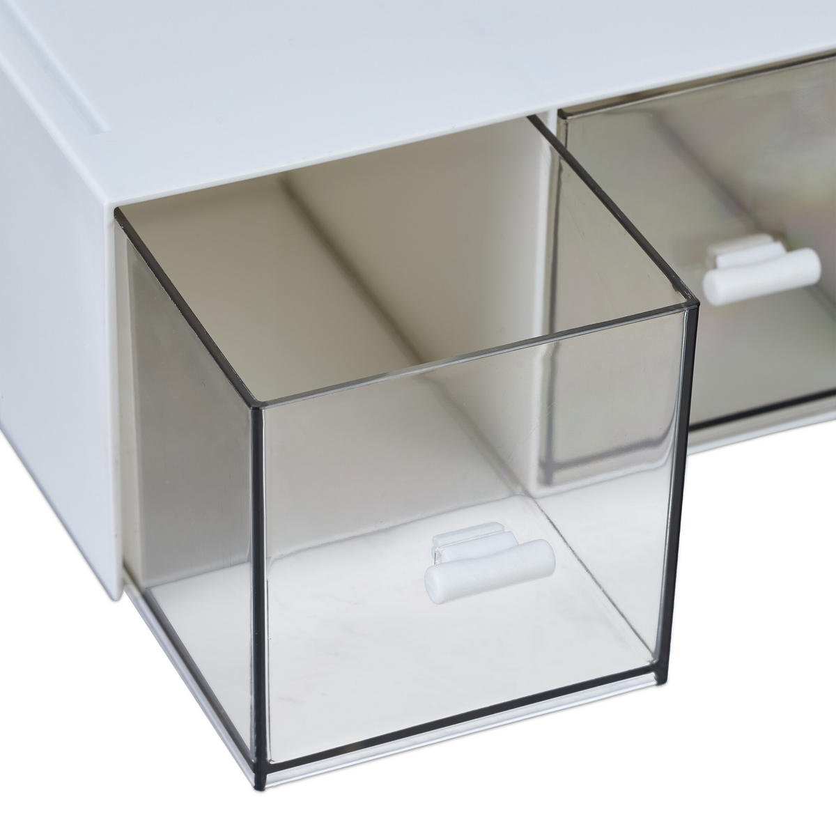 TEE-ORGANIZER - Multicolor, Kunststoff (23/8/17.5cm) - Relaxdays