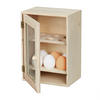 EIERSCHRANK - Beige, Holz/Metall (18/25/12cm) - Relaxdays