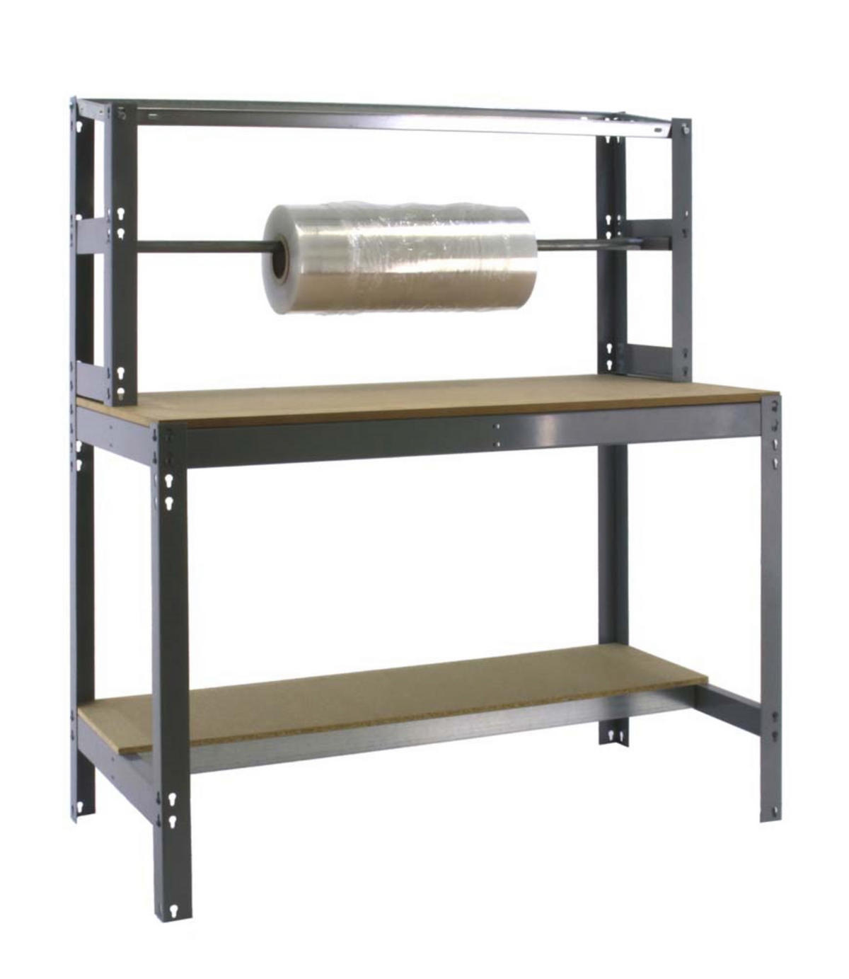 PACKTISCH Buffalo HxBxT 84 x 120 x 76 cm Traglast 600 kg Grau - Grau, Metall (120/84/76cm) - PROREGAL