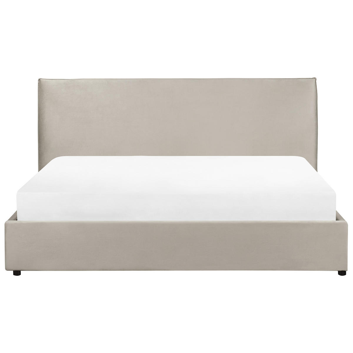 KÁRPITOZOTT ÁGY 180/200cm Tópszín Lavaur - taupe, textil (180/200cm) - Beliani