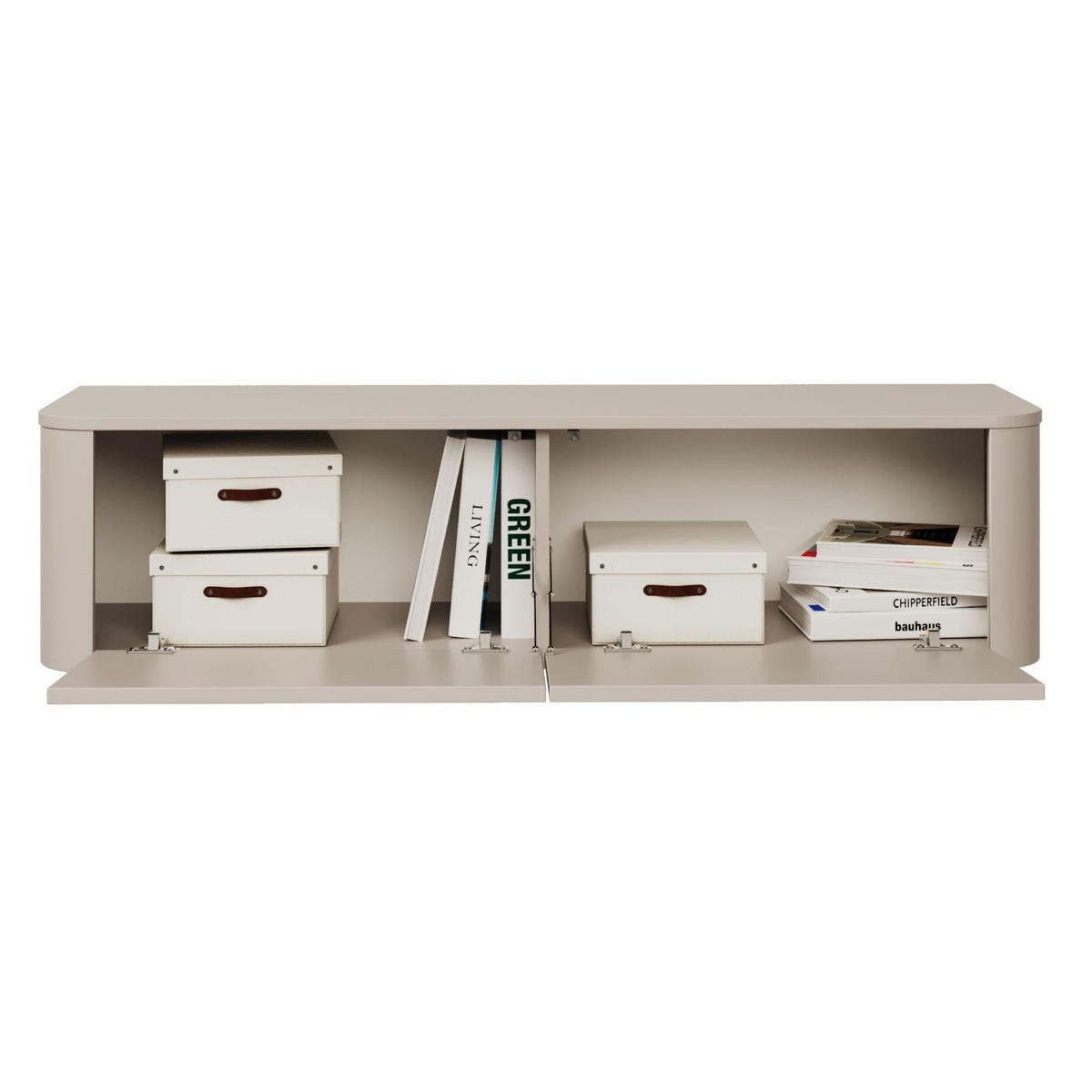 TV-BOARD Luvio Kaschmirgrau hängend oder stehend 140/41/39 cm - Taupe, Holzwerkstoff (140/40.9/39cm) - Selsey