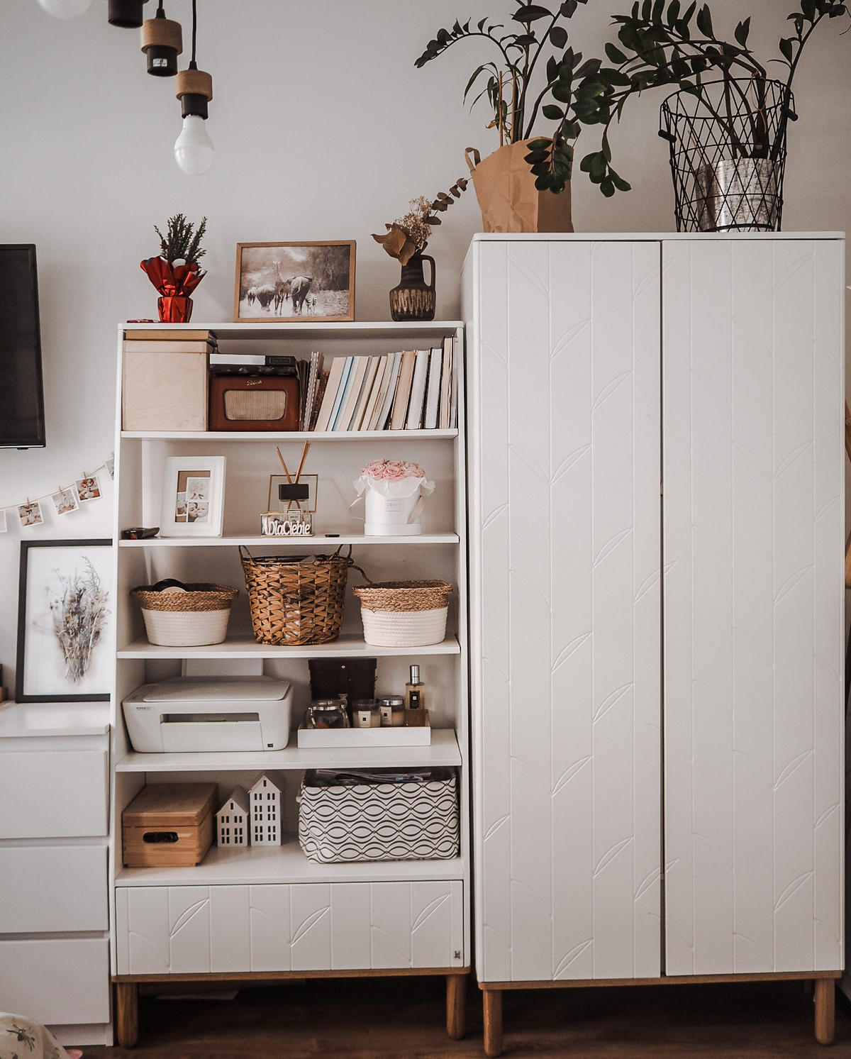 KINDERREGAL Toteme Weiß - Weiß, Holzwerkstoff (90/183/40cm) - RAUMHIRSCH FURNITURE