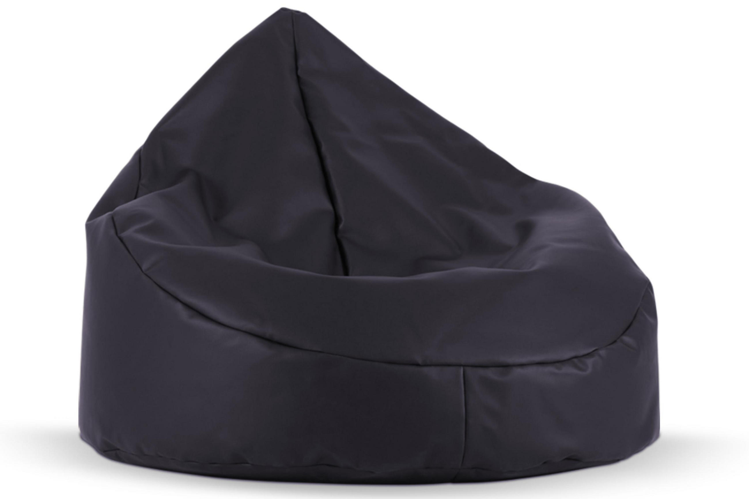 SITZSACK COSMO aus Lederoptik, Grau - Grau, Textil (85/80/85cm) - KONSIMO®