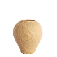 VAZE Pantoja Braun 45/45/50 cm - Braun, Kunststoff (50cm) - Light & Living