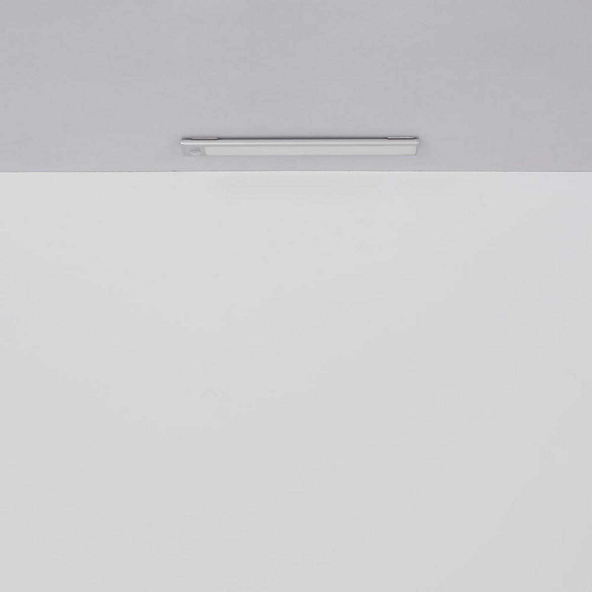 LED UNTERBAULEUCHTE Alu Silber Dimmbar - Silberfarben, Metall (40/4/1cm) - Globo Lighting