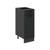 KÜCHENUNTERSCHRANK R-Line Anthrazit Landhaus 30 cm ohne Arbeitsplatte - Anthrazit, Holzwerkstoff (30/81.6/46cm) - Vicco