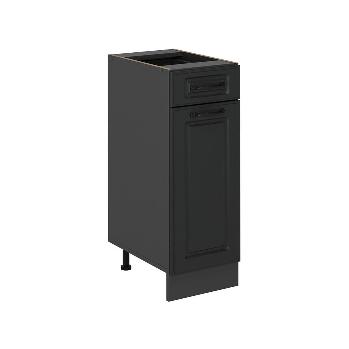 KÜCHENUNTERSCHRANK R-Line Anthrazit Landhaus 30 cm ohne Arbeitsplatte - Anthrazit, Holzwerkstoff (30/81.6/46cm) - Vicco