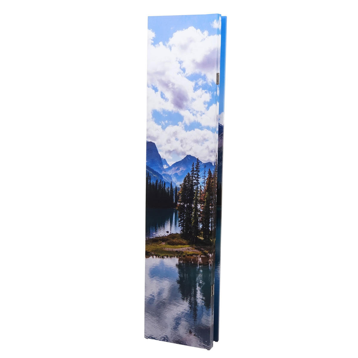 FOTO-PARAVENT Blau - Blau, Holz (121/180/2cm) - Jamb