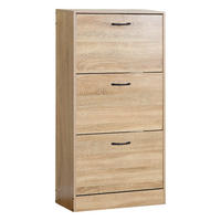 SCHUHSCHRANK Talli in Eiche 116 x 60 cm - Braun, Holzwerkstoff (60/116/24cm) - Concept Usine