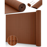 SICHTSCHUTZZAUN SolVision P12 80x500cm PVC Braun - Braun, Kunststoff (500cm) - Sol Royal