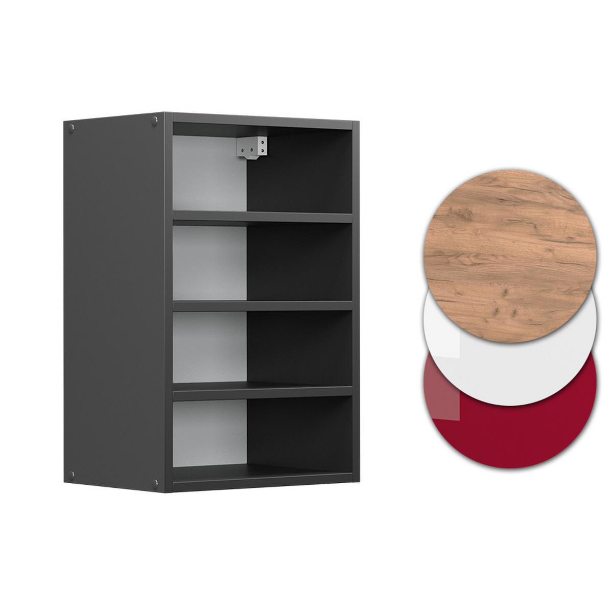 HÄNGESCHRANK R-Line Anthrazit 40 cm - Anthrazit, Holzwerkstoff (40/60/29cm) - Vicco