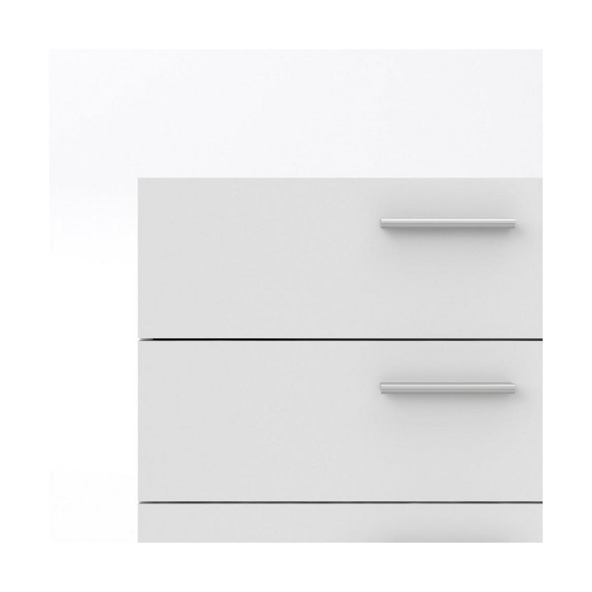 KOMMODE Weiß - Weiß, Holzwerkstoff (80/68/40cm) - ebuy24