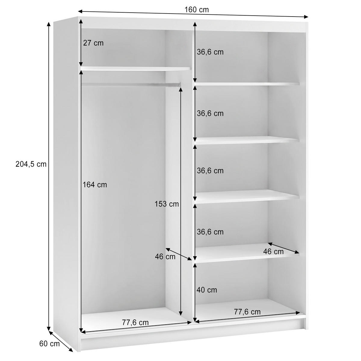 SCHWEBETÜRENSCHRANK Donatello mit 2 Türen und Schubkasteneinsatz, 160 cm, Kaschmir+eiche Artisan - Kaschmir/Eiche Artisan, Holzwerkstoff (160/205/60cm) - Beautysofa