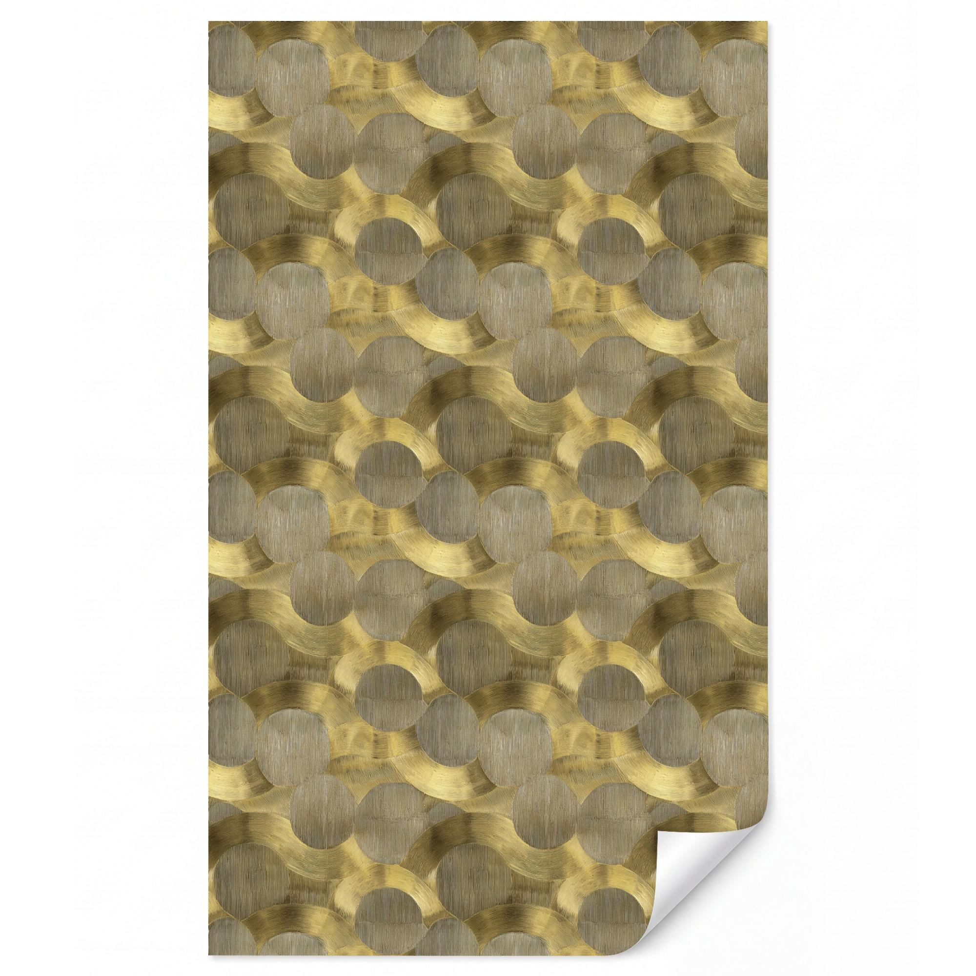 OnlyWow Tapete Gold 160x280 cm
