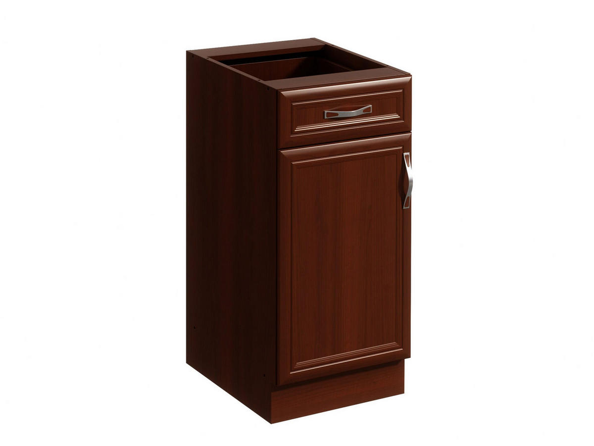 UNTERSCHRANK D40S1 – Sycylia Milano – Milano / Walnuss / Links - Walnussfarben, Holzwerkstoff (40/82/47cm) - ROYAL24_MARKT