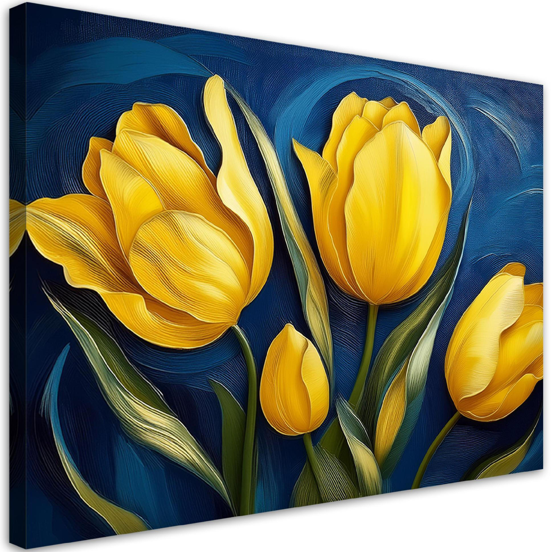 Feeby Wandbild Gelb 60x40 cm