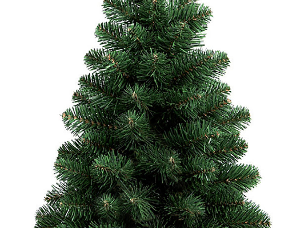 WEIHNACHTSBAUM künstlicher NARNIE 75 cm, grün, 2D, 90 Zweige, inkl. Pflanztopf mit Jutesack - Grün, Kunststoff/Stein (48/75cm) - LAALU