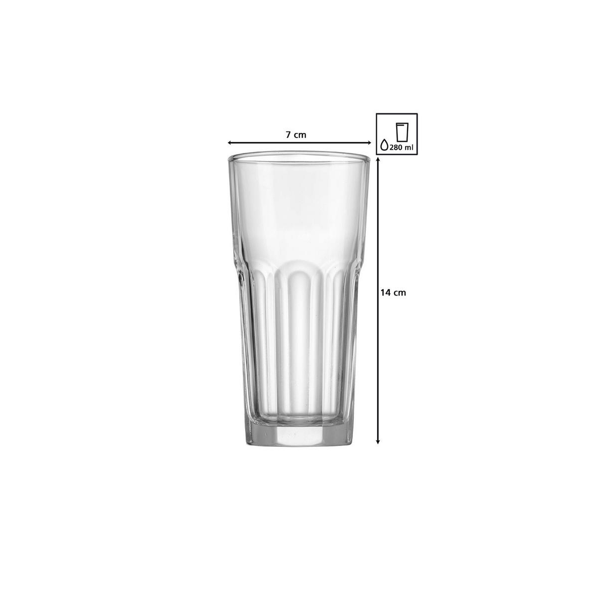 LONGDRINKGLÄSER Riad transparent 280 ml 12er Set - Transparent, Glas (0.28L) - Ritzenhoff Breker