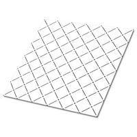 FLIESENAUFKLEBER 9 Stück 30x30 cm selbstklebend Minimalistisches Muster - Schwarz, Textil (30/1.6/30cm) - TULUP
