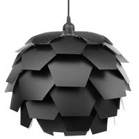 HÄNGELEUCHTE Segre 60/60/180 cm - Schwarz, Kunststoff (60/60/180cm) - Beliani