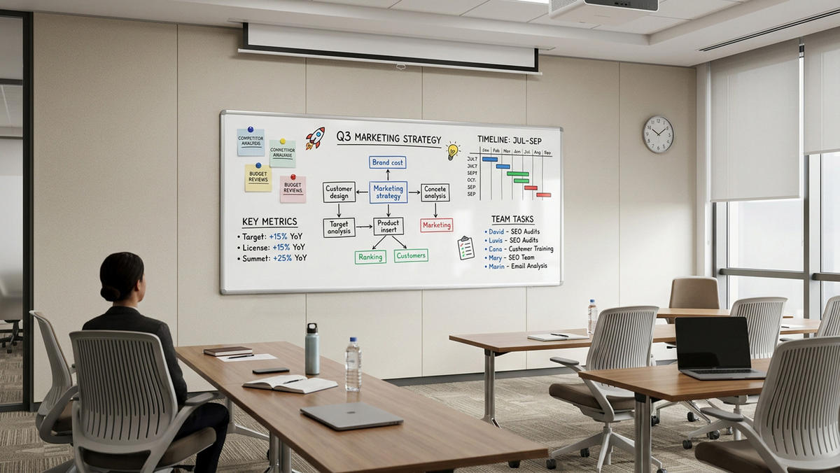 WHITEBOARD Magnetisch - PREMIUM EXPO Alurahmen 200x100cm - Weiß, Metall (200/100/1.6cm) - ALLboards