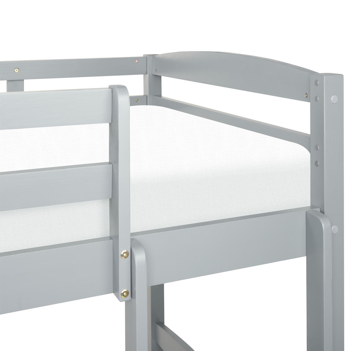 HOCHBETT 90x200 cm Grau Regat - Grau, Holz (90/200cm) - Beliani