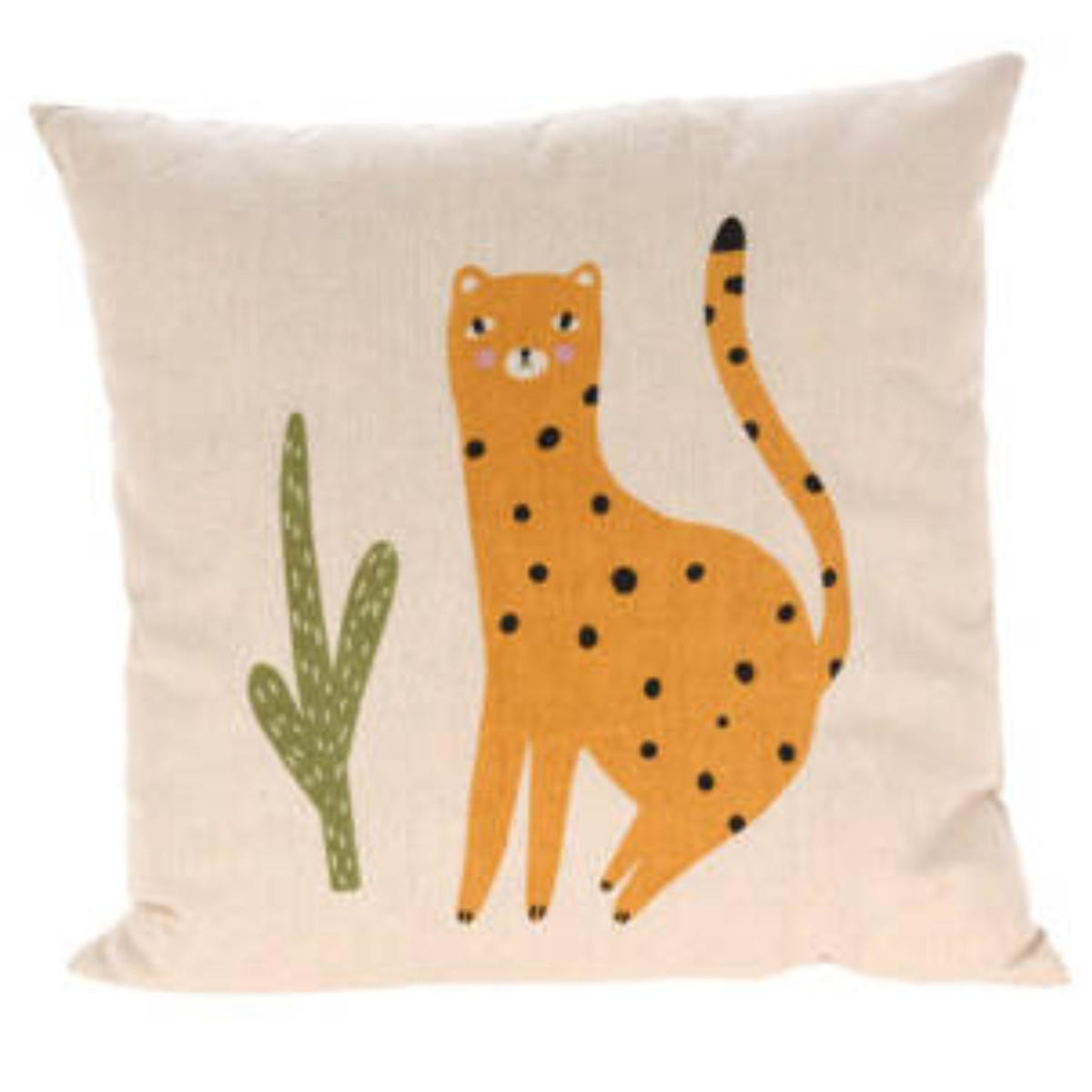 KINDERKISSEN Safari 40/40 cm - Multicolor, Kunststoff (40/40cm)