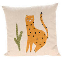 KINDERKISSEN Safari 40/40 cm - Multicolor, Kunststoff (40/40cm)