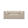 SOFA Ruby aus Samt beige 2 Sitzplätze - Beige, Textil (93/69/174cm) - Micadoni
