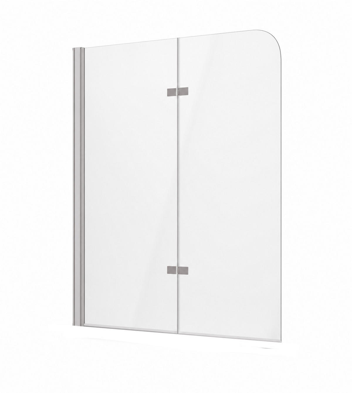 KADNA ZAŠČITA Austin 2 delov krom - 100 x 140 cm - barve kroma, steklo (100/140cm) - Badplaats