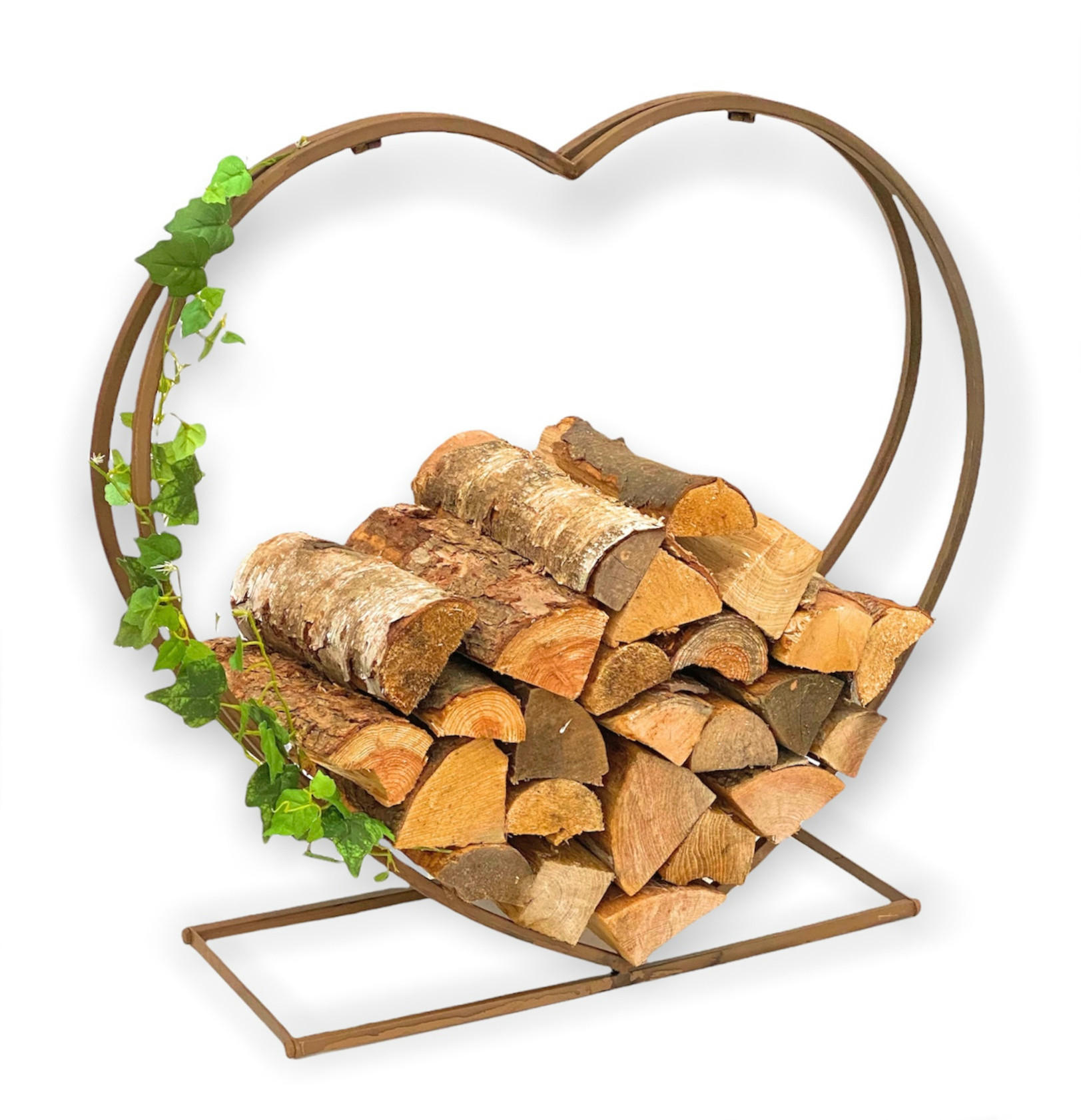 DanDiBo Kaminholzregal Braun 78x74x25 cm