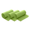 FLEECEDECKE 3er Set grün 130/160 cm Kettelrand Anti-Pilling - Grün, Textil (130/160cm) - wometo