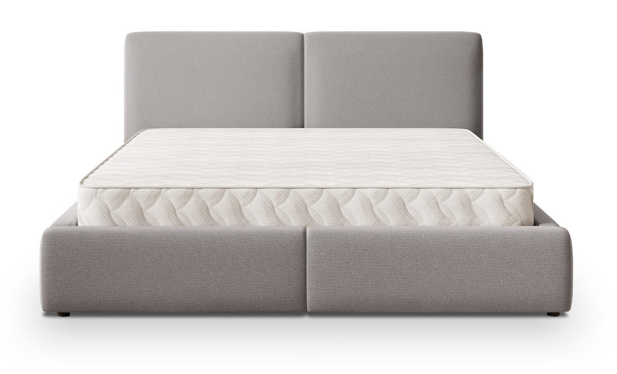 ČALOUNĚNÁ Postel FELURO 180x200 cm Šedá - šedá, kompozitní dřevo/textil (180/200cm) - MASSENO