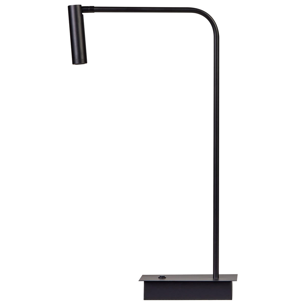 LED SCHREIBTISCHLAMPE Schwarz Lawson - Schwarz, Metall (10/27/55cm) - Beliani