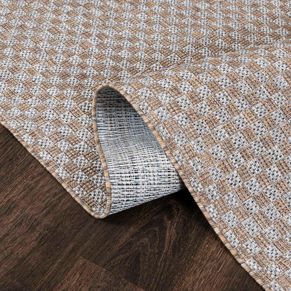 TEPPICH Braun Grau geometrisch - 240 x 330 cm - Creme/Braun, Textil (240/330cm) - Mazovia