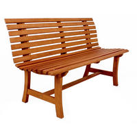 PARKBANK Modena Gartenbank - Braun, Holz (140/82/61cm) - DELUKE