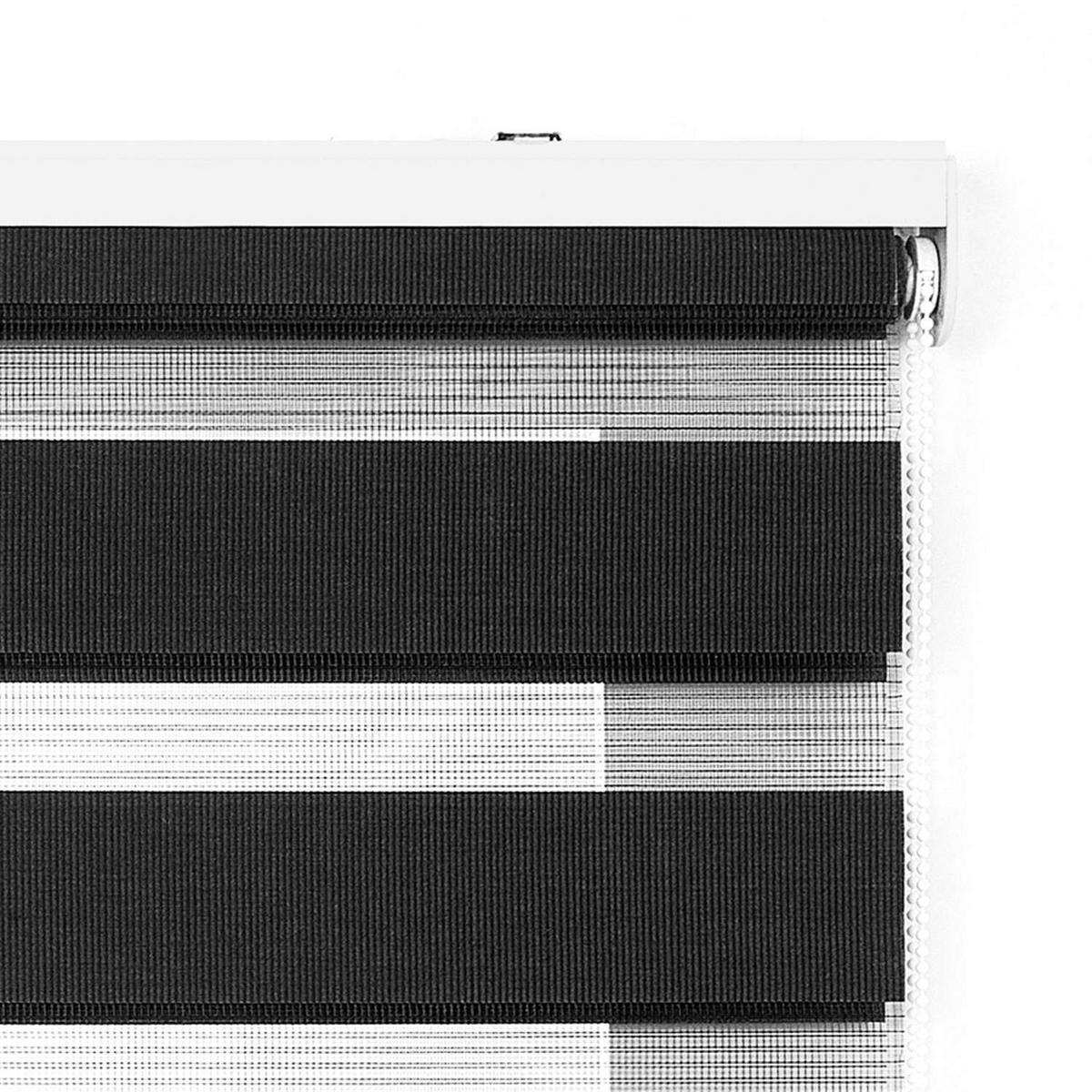 DOPPELROLLO Grau 160x180 cm - Grau, Kunststoff (160/180cm) - STORESDECO