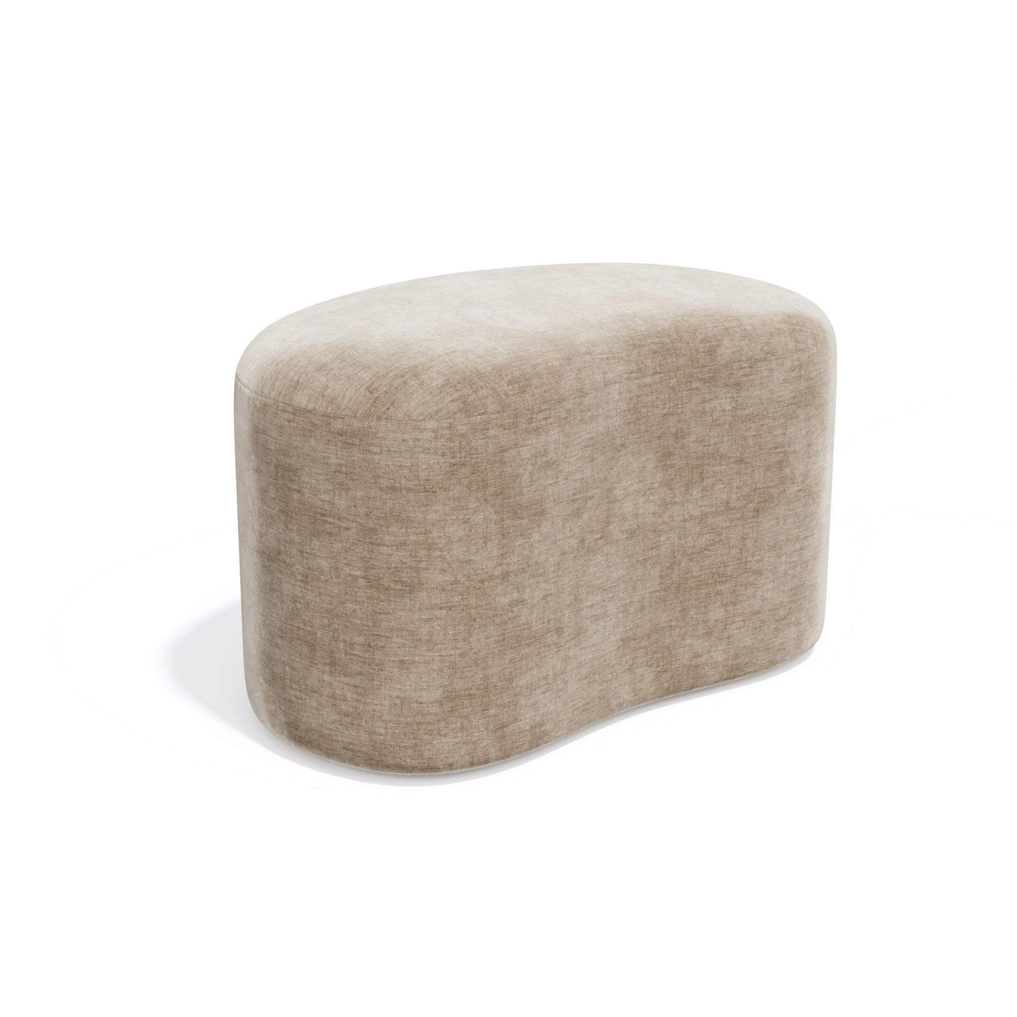 Sia Home Sitzhocker Taupe 60x38x38 cm