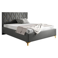 POLSTERBETT Totti 24 - Naturfarben/Grau, Holz/Holzwerkstoff (180/200cm) - MIRJAN24