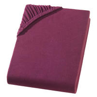 SPANNBETTLAKEN Boxspringbett Jersey 180x200 180x220 200x200 200x200, Wasserbett Bettlaken aus 100% Baumwolle - Bordeaux, Textil (200/220cm) - Carpe Sonno