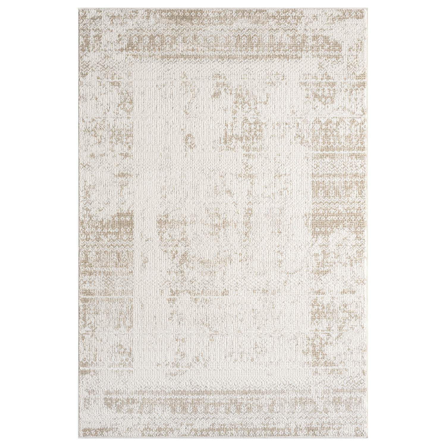 KURZFLOR-TEPPICH Antik 232 Creme 120x170 cm - Creme, Textil (120/170cm) - carpet city