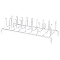 TELLERSTÄNDER Basic Weiß 33.5/13/10 cm Metall - Weiß, Metall (13/10/33.5cm) - Mondex