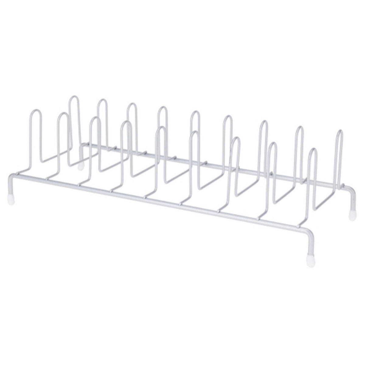 TELLERSTÄNDER Basic Weiß 33.5/13/10 cm Metall - Weiß, Metall (13/10/33.5cm) - Mondex