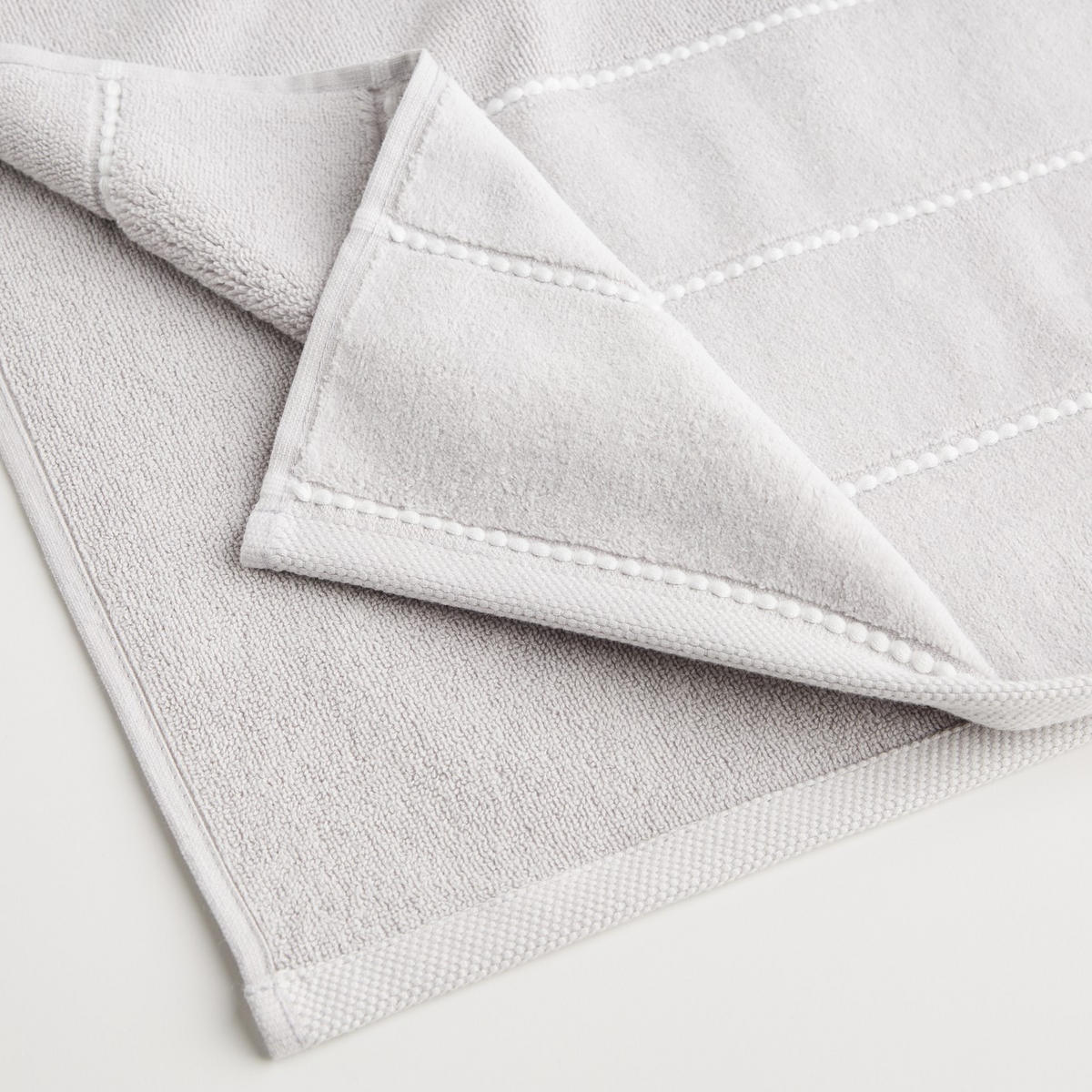 BADETUCH Velly - Hellgrau, Textil (90/140cm) - home&you