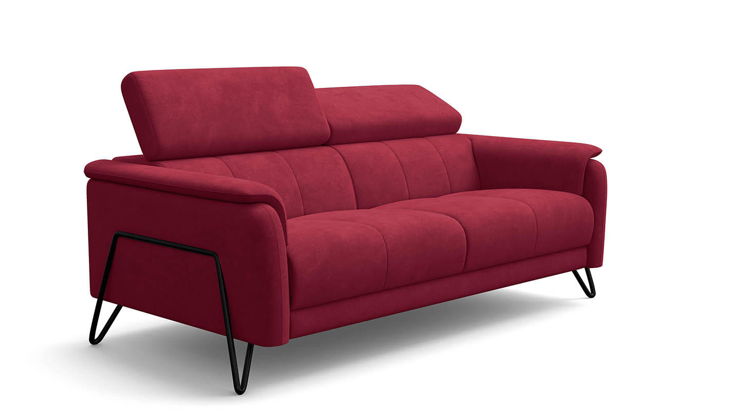 Wozimo Sofa Rot 194x82x103 cm