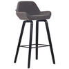 BARHOCKER Stoff dunkelgrau - Dunkelgrau, Textil (52/103/51cm) - CLP